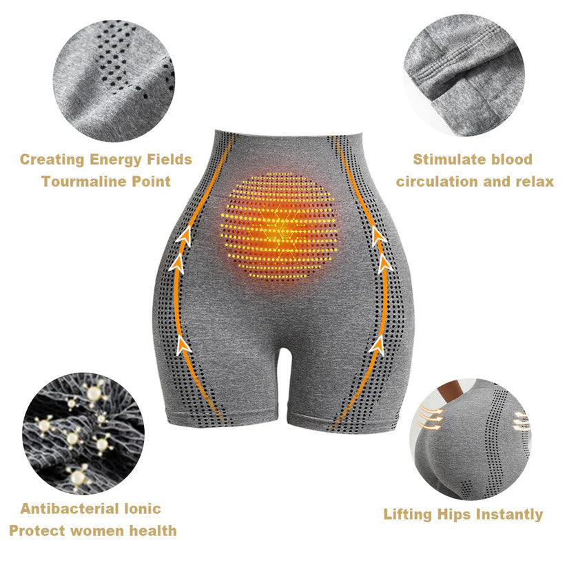 🔥【Nové produkty na jeseň 2024】Mikrovibračný masážny modul Ice Silk Ion Fiber Shaping Shorts🌻