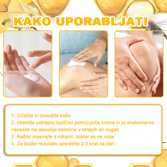 【Oficiálny obchod】 𝗔𝗲𝘁𝗵𝗲𝗿𝗶𝘀™ Včelí jed Ultra Krém na úľavu od bolesti-(Poskytuje odstránenie bolesti pri artritíde, bolesti svalov, chrbta, kolien, chrbta, ramien, bokov, zápästí, rúk)