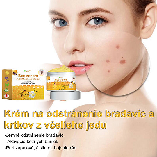 🔥Vsoxa™ Krém na odstránenie bradavíc a krtkov s obsahom včelieho jedu (zľava 80%)