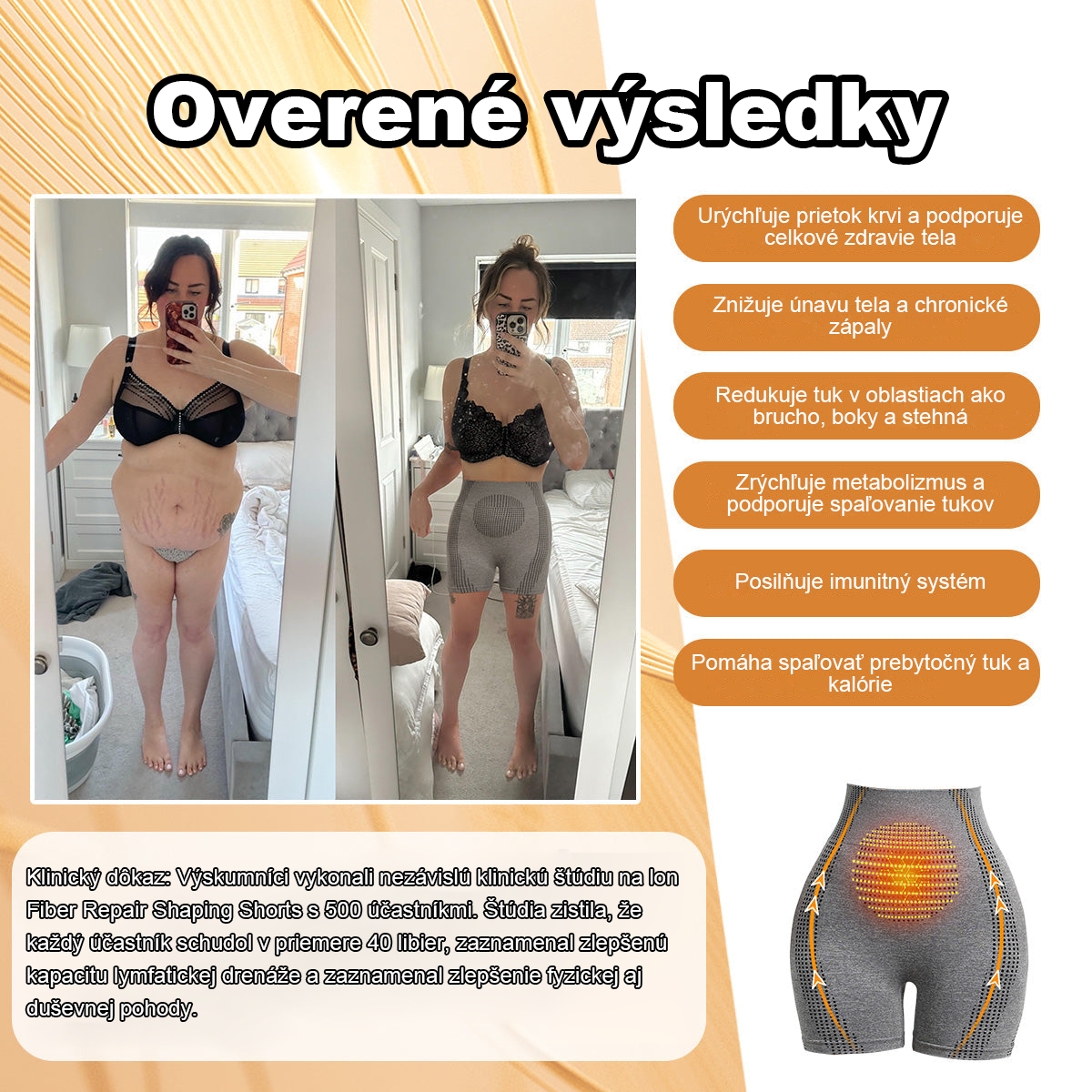 💃💃【Nové produkty na jeseň 2024】Mikrovibračný masážny modul Ice Silk Ion Fiber Shaping Shorts🌻