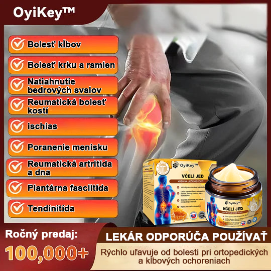【Oficiálny obchod】 𝗔𝗲𝘁𝗵𝗲𝗿𝗶𝘀™ Včelí jed Ultra Krém na úľavu od bolesti-(Poskytuje odstránenie bolesti pri artritíde, bolesti svalov, chrbta, kolien, chrbta, ramien, bokov, zápästí, rúk)