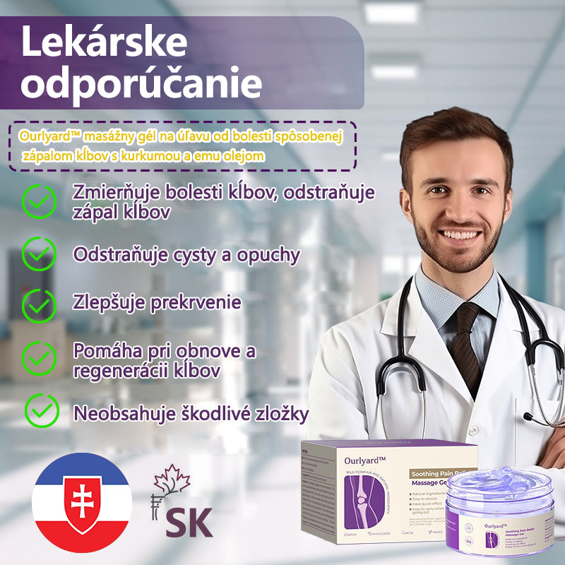 🍀💪Oficiálny obchod: Ourlyard™ Kurkuma a emu olej na zmiernenie bolesti pri artritíde Masážny gél 👨⚕️Slovensko Ortopedická asociácia (SAK) schválila💥