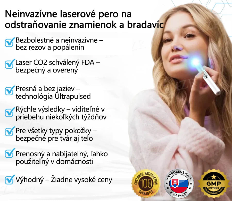 Bikenda® Neinvazívne laserové pero na odstránenie znamienok a bradavíc💥