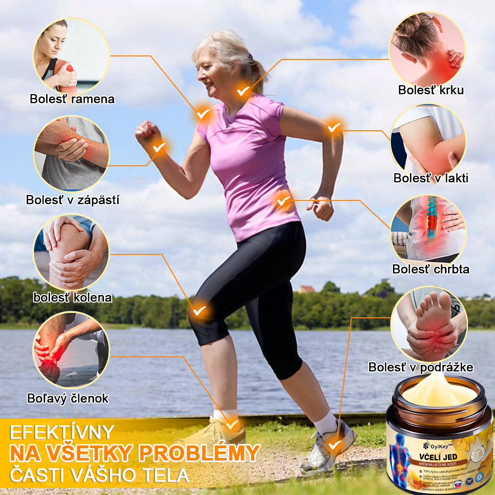 【Oficiálny obchod】 𝗔𝗲𝘁𝗵𝗲𝗿𝗶𝘀™ Včelí jed Ultra Krém na úľavu od bolesti-(Poskytuje odstránenie bolesti pri artritíde, bolesti svalov, chrbta, kolien, chrbta, ramien, bokov, zápästí, rúk)