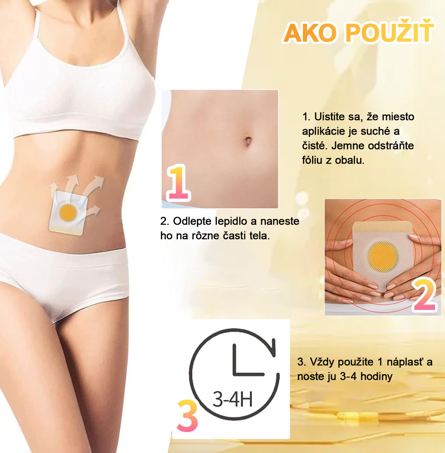 🐝Swan Bella™ Lymfodrenážna náplasť na chudnutie so včelím jedom 🔥 70% zľava na obmedzený čas 🔥 (Vhodné pre všetky vekové kategórie).
