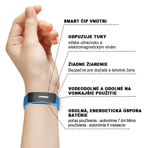 🥇🌈 𝐉𝐎𝐒𝐅𝐈𝐓™ Ultrazvukový náramok na odstraňovanie celulitídy a detoxikáciu