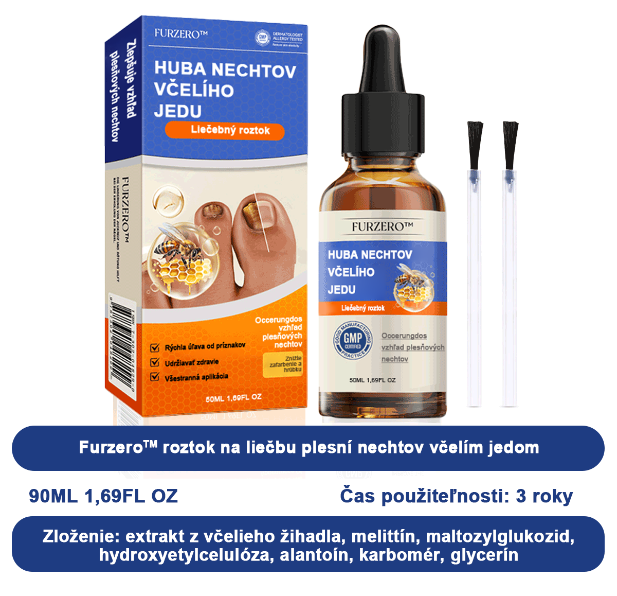 🐝🐝🐝Furzero™ Včelí jed na plesne na nechtoch: kompletné riešenie plesní na nechtoch 🌟👣