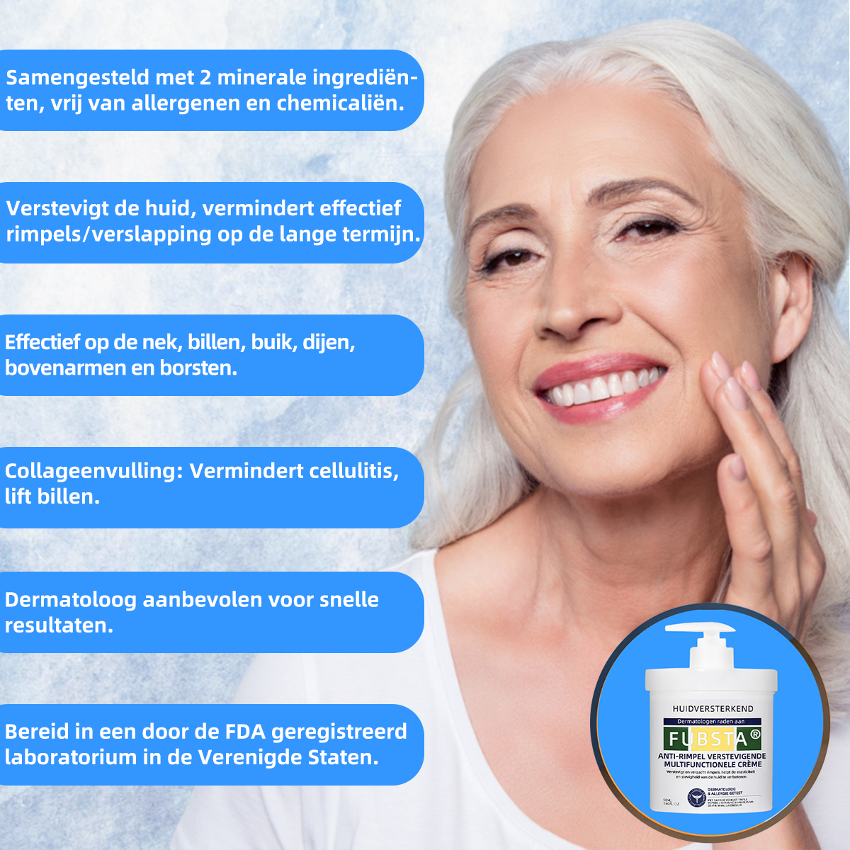 Vyhľadávané produkty! POSLEDNÝ DEŇ VÝPREDAJA: 𝟕5% zľava 🎉Fubsta® Advanced Firming & Wrinkle Reducing Cream: obnovuje pružnosť pokožky - 2024🔥🔥🔥🥰