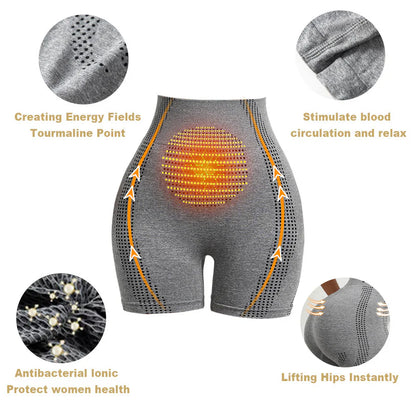 🔥【Nové produkty na jeseň 2024】Mikrovibračný masážny modul Ice Silk Ion Fiber Shaping Shorts🌻