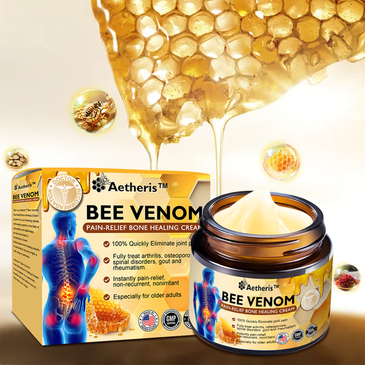 【Oficiálny obchod】 𝗔𝗲𝘁𝗵𝗲𝗿𝗶𝘀™ Včelí jed Ultra Krém na úľavu od bolesti-(Poskytuje odstránenie bolesti pri artritíde, bolesti svalov, chrbta, kolien, chrbta, ramien, bokov, zápästí, rúk)