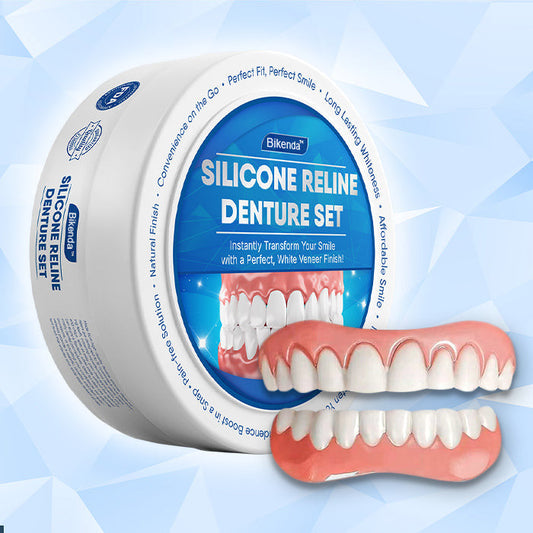 🍀🍀𝐁𝐢𝐤𝐞𝐧𝐝𝐚™ Silikónový set na fixáciu zubných protéz 🐝(⏰Obmedzená časová zľava! Zostáva 30 minút⏰) x