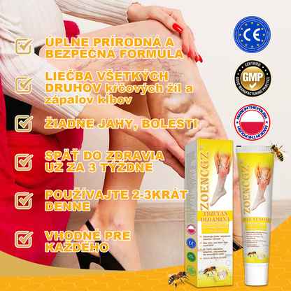 🏆🌈[✨Oficiálny obchod značky✨]Zoencgz™ Krém na liečbu artritídy a kŕčových žíl so včelím jedom（AVLS & ACR RECOMMENDS）