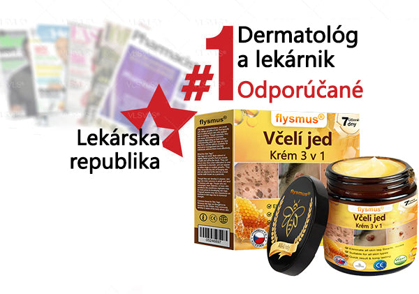 ✅flysmus® Silný krém s včelím jedom – Odporúčaný dermatologickými odborníkmi. Účinný proti bradaviciam, hrčkám, léziám, infekciám a jazvám.🐝🐝